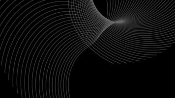 Wave of particles. Futuristic dots background with a dynamic wave. video