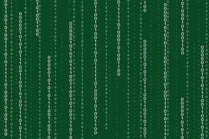 streaming binary code background vector