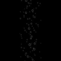 burbujas de agua burbujeante vector