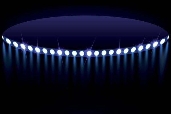 stadium lights vector illustration . Vector