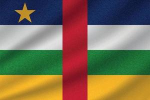 bandera nacional de la república centroafricana vector