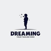 Reaching Dreams Logo Design Template. Dream star logo vector