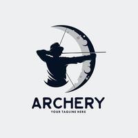 Archery Logo Template Design Vector