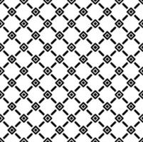 Black and white seamless pattern texture. Greyscale ornamental graphic design. Mosaic ornaments. vector