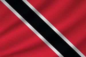 bandera nacional de trinidad y tobago vector