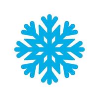 icono de invierno de copo de nieve para diseño gráfico vector