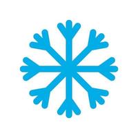 icono de invierno de copo de nieve para diseño gráfico vector