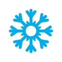 icono de invierno de copo de nieve para diseño gráfico vector