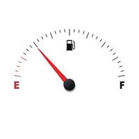 fuel gauge meter . Vector