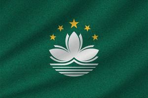 bandera nacional de macao vector