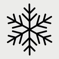 plantilla de copo de nieve para tarjetas de vacaciones de invierno vector