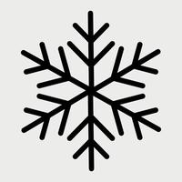 snowflake template for winter holiday cards vector