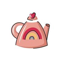 cute cartoon tea pot 10733570 Vector Art at Vecteezy