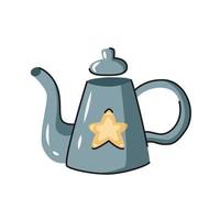 cute cartoon tea pot 10733570 Vector Art at Vecteezy