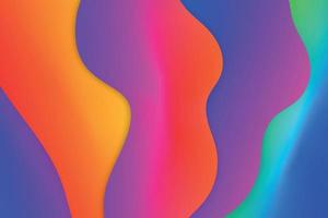 Fluid colorful background . Vector