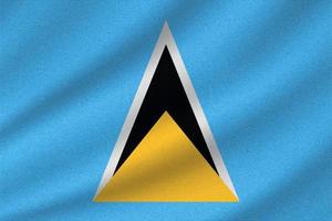 national flag of Saint Lucia vector