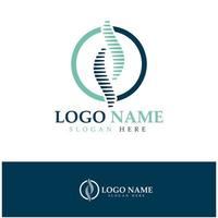 Spine diagnostics symbol logo template vector illustration design