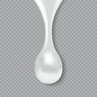 drop of milk vector