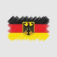 Germany Flag Brush. National Flag vector