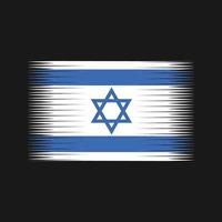 vector de la bandera israelí. bandera nacional