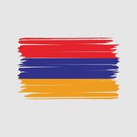 Armenia Flag Brush Vector. National Flag vector