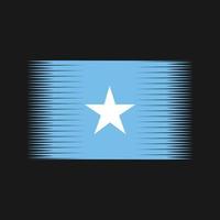 vector de la bandera de somalia. bandera nacional