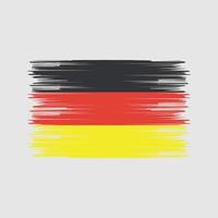 cepillo de bandera de alemania. bandera nacional vector