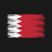 Bahrain Flag Brush. National Flag vector