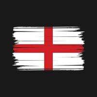 England Flag Brush Vector. National Flag vector