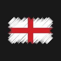 England Flag Brush. National Flag vector