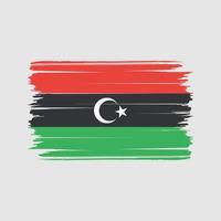 Libya Flag Brush Vector. National Flag vector