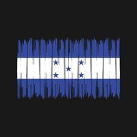 Honduras Flag Brush Strokes. National Flag vector