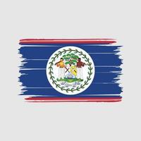 Belize Flag Brush Vector. National Flag vector