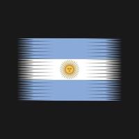 vector de la bandera argentina. bandera nacional