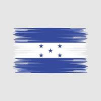 cepillo de la bandera de honduras. bandera nacional vector