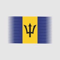 vector de la bandera de barbados. bandera nacional