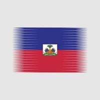 vector de la bandera de Haití. bandera nacional