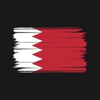 Bahrain Flag Brush Vector. National Flag vector