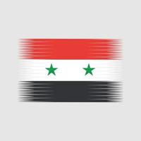 vector de la bandera de siria. bandera nacional