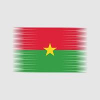 vector de la bandera de burkina faso. bandera nacional