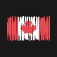 Canada Flag Brush Strokes. National Flag vector