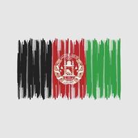 Afghanistan Flag Brush Strokes. National Flag vector