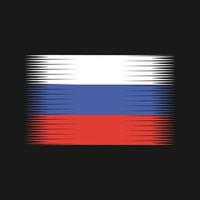 vector de la bandera de rusia. bandera nacional