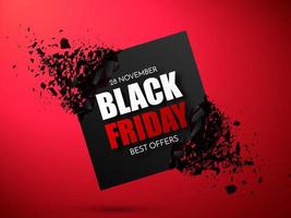 Black Friday Sale Banner. Sale background. vector