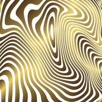 Golden zebra background vector