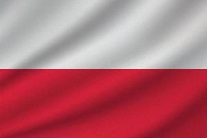 bandera nacional de polonia vector