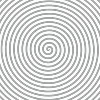 psychedelic spiral with radial rays, vector