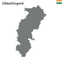 map of state of India vector