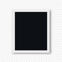 Realistic vector photo frame