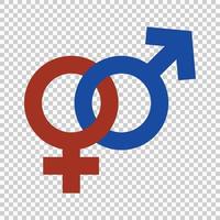 Gender symbol . Vector . Vector illustration